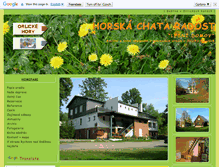 Tablet Screenshot of chataradost.cz